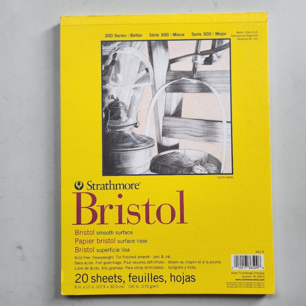 NEW Strathmore Bristol 300 Series Sketch Pad Paper Notebook Art Drawing Supplies